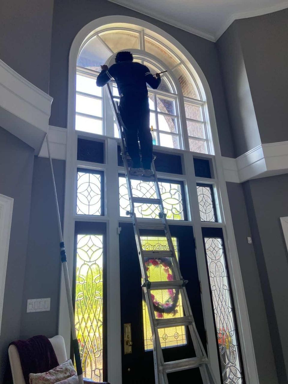 Window cleaning job